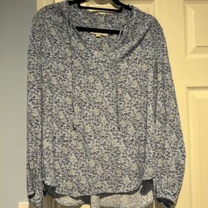 LOFT floral blouse